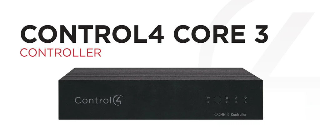 Control4 Core 3 controller in rack
