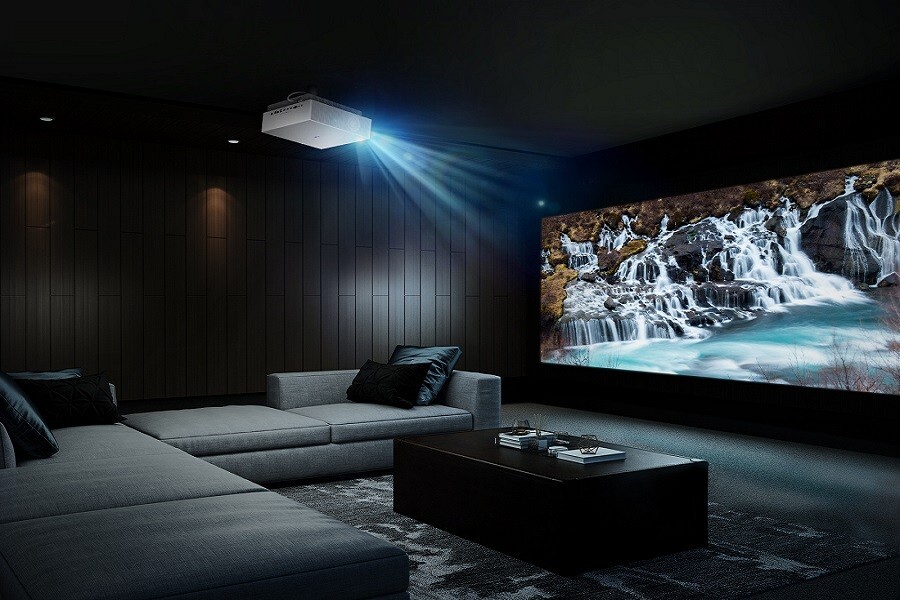 Stylish home cinema room